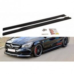 Maxton SIDE SKIRTS DIFFUSERS MERCEDES CLA 45 AMG C117/A45 AMG W176 (PREFACE) Gloss Black, CLASSE A