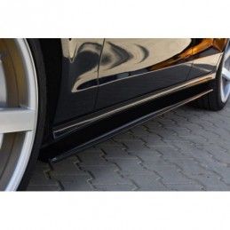 Maxton SIDE SKIRTS DIFFUSERS MERCEDES CLS C218 AMG LINE Gloss Black, W218