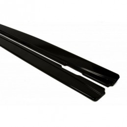 Maxton SIDE SKIRTS DIFFUSERS MERCEDES CLS C218 AMG LINE Gloss Black, W218