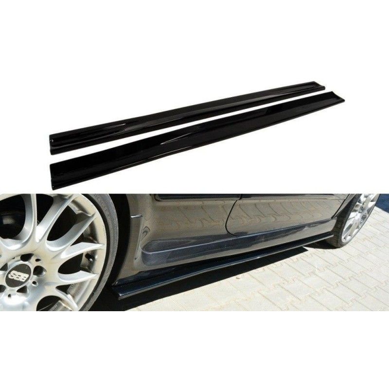 Maxton SIDE SKIRTS DIFFUSERS OPEL ASTRA H (FOR OPC / VXR) Gloss Black, Astra H