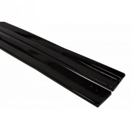 Maxton SIDE SKIRTS DIFFUSERS OPEL ASTRA H (FOR OPC / VXR) Gloss Black, Astra H