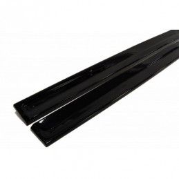 Maxton SIDE SKIRTS DIFFUSERS OPEL ASTRA H (FOR OPC / VXR) Gloss Black, Astra H