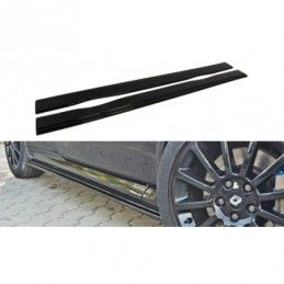 Maxton SIDE SKIRTS DIFFUSERS RENAULT CLIO MK3 RS Gloss Black, Clio III