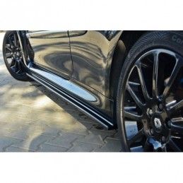 Maxton SIDE SKIRTS DIFFUSERS RENAULT CLIO MK3 RS Gloss Black, Clio III