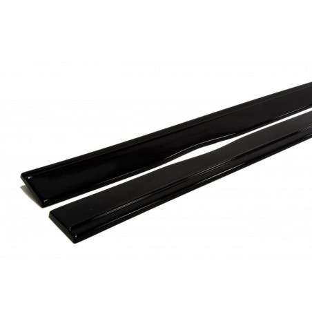 Maxton SIDE SKIRTS DIFFUSERS RENAULT CLIO MK3 RS Gloss Black, Clio III