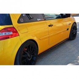 Maxton SIDE SKIRTS DIFFUSERS RENAULT MEGANE II RS Gloss Black, Megane II