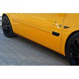 Maxton SIDE SKIRTS DIFFUSERS RENAULT MEGANE II RS Gloss Black, Megane II