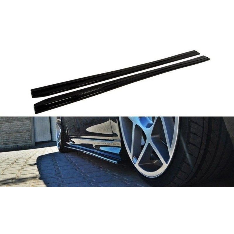 Maxton SIDE SKIRTS DIFFUSERS SAAB 9-3 TURBO X/ Aero Facelift Gloss Black, SAAB