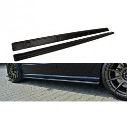 Maxton Side Skirts Diffusers Skoda Fabia RS Mk1 Gloss Black, Fabia I