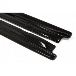 Maxton Side Skirts Diffusers Skoda Octavia RS Mk3 / Mk3 FL Hatchback / Kombi Gloss Black, Octavia III