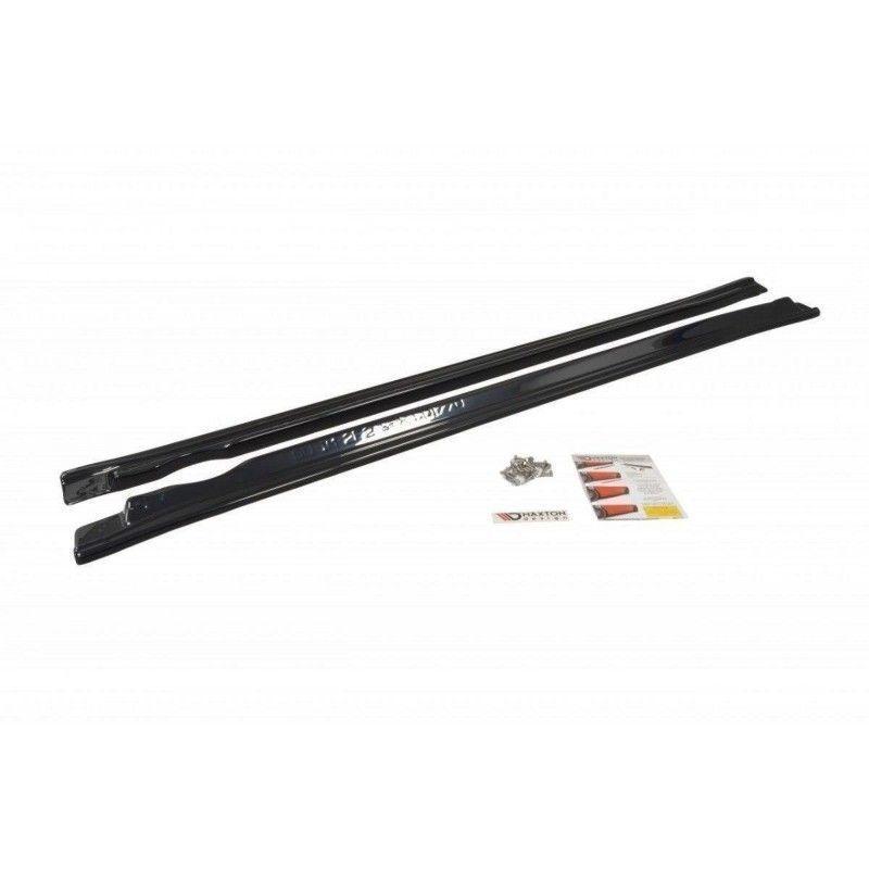 Maxton SIDE SKIRTS DIFFUSERS Subaru Impreza II WRX Gloss Black, MAXTON DESIGN