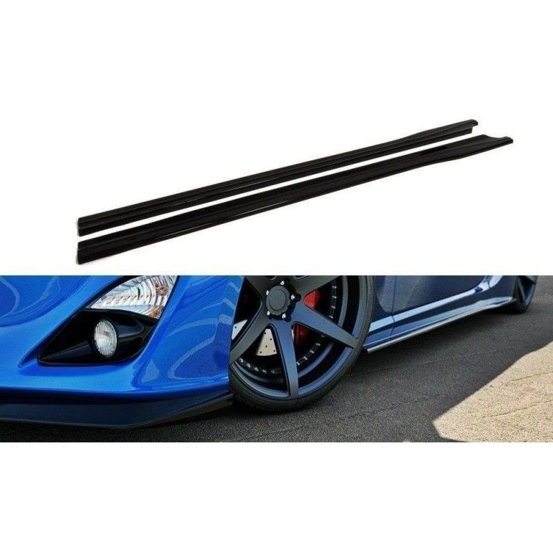 Maxton SIDE SKIRTS DIFFUSERS TOYOTA GT86 Gloss Black, GT86