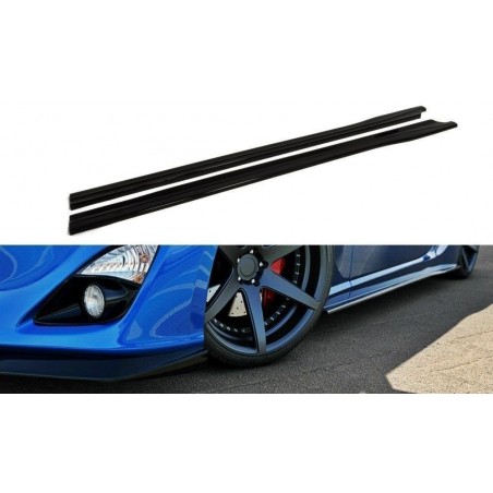 Maxton SIDE SKIRTS DIFFUSERS TOYOTA GT86 Gloss Black, GT86