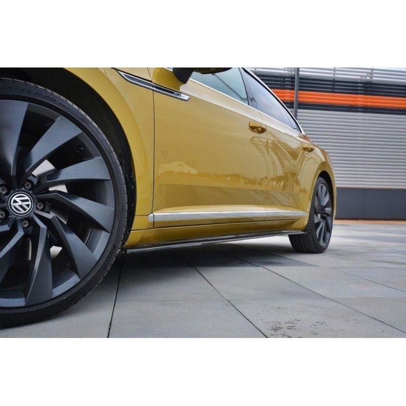 Maxton SIDE SKIRTS DIFFUSERS VW ARTEON Gloss Black, Arteon