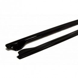 Maxton SIDE SKIRTS DIFFUSERS VW GOLF IV R32 Gloss Black, Golf 4