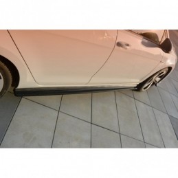 Maxton SIDE SKIRTS DIFFUSERS VW GOLF VII GTI PREFACE/FACELIFT (wide) Gloss Black, Golf 7