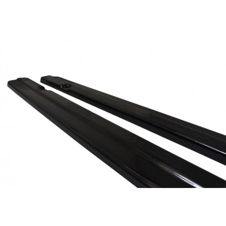 Maxton SIDE SKIRTS DIFFUSERS VW GOLF VII GTI PREFACE/FACELIFT (wide) Gloss Black, Golf 7