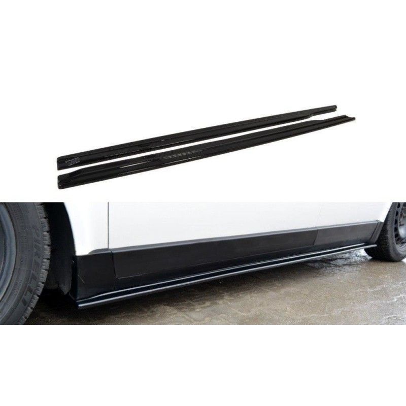 Maxton SIDE SKIRTS DIFFUSERS VW PASSAT B5 Gloss Black, Passat B5