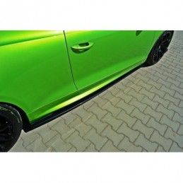 Maxton SIDE SKIRTS DIFFUSERS VW SCIROCCO R Gloss Black, Scirocco