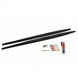 Maxton SIDE SKIRTS DIFFUSERS VW SCIROCCO R Gloss Black, Scirocco