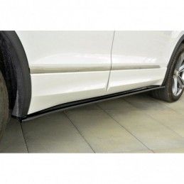 Maxton SIDE SKIRTS DIFFUSERS Vw Tiguan Mk2 R-Line Gloss Black, Tiguan