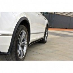 Maxton SIDE SKIRTS DIFFUSERS Vw Tiguan Mk2 R-Line Gloss Black, Tiguan