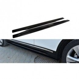 Maxton SIDE SKIRTS DIFFUSERS INFINITI QX70 Gloss Black, INFINITI