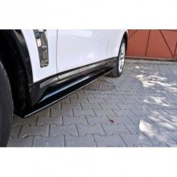 Maxton SIDE SKIRTS DIFFUSERS INFINITI QX70 Gloss Black, INFINITI