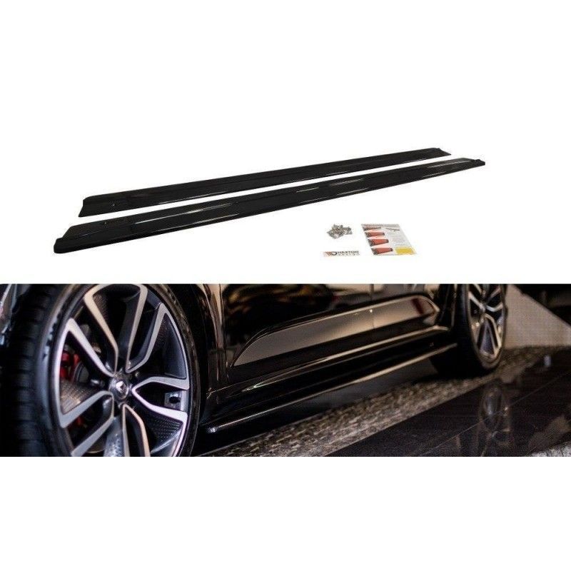 Maxton SIDE SKIRTS DIFFUSERS RENAULT TALISMAN Gloss Black, Talisman