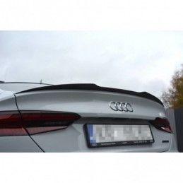 Maxton Spoiler Cap Audi A5 S-Line F5 Sportback Gloss Black, A5 F5