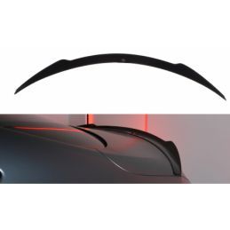 Maxton SPOILER EXTENSION MERCEDES- BENZ C-CLASS W205 COUPE AMG-LINE Gloss Black, W205