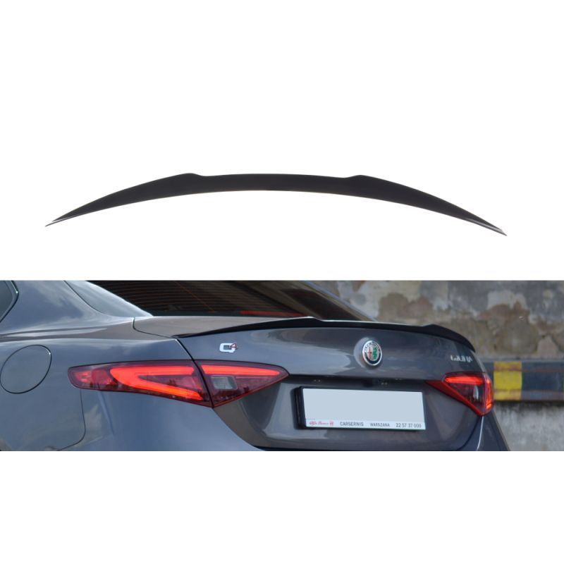 Maxton SPOILER EXTENSION ALFA ROMEO GIULIA VELOCE Gloss Black, Giulia Veloce