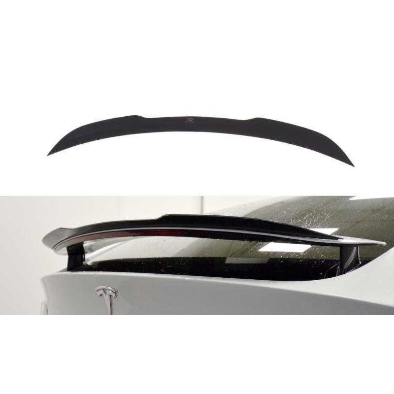 Maxton SPOILER EXTENSION V.1 TESLA MODEL X Gloss Black, Tesla