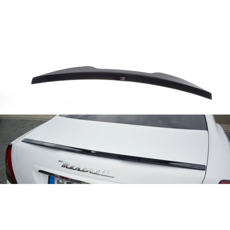 Maxton SPOILER EXTENSION MASERATI QUATTROPORTE MK5 FACELIFT Gloss Black, Maserati