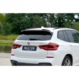 Maxton SPOILER EXTENSION for BMW X3 M40d / M40i / M-Pack G01 Gloss Black, X3 G01