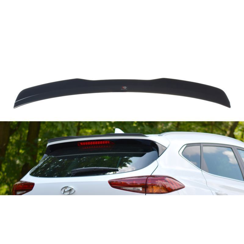 Maxton SPOILER EXTENSION Hyundai Tucson Mk3 Facelift Gloss Black, Hyundai