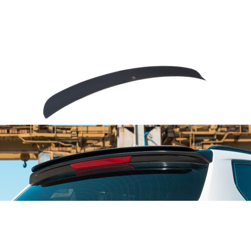 Maxton SPOILER EXTENSION for BMW X3 F25 M-Pack Facelift Gloss Black, X3 F25