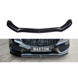 Maxton FRONT SPLITTER V.1 MERCEDES- BENZ C43 AMG W205 Gloss Black, W205