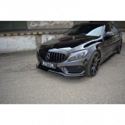 Maxton FRONT SPLITTER V.1 MERCEDES- BENZ C43 AMG W205 Gloss Black, W205