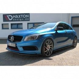 Maxton FRONT SPLITTER MERCEDES-BENZ W176 AMG-LINE PREFACE Gloss Black, CLASSE A