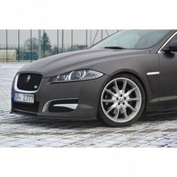 Maxton FRONT SPLITTER JAGUAR XF (X250) MK1 SPORTBRAKE S-PACK Gloss Black, Jaguar