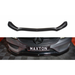 tuning FRONT SPLITTER V.1 MERCEDES- BENZ C-CLASS W205 COUPE AMG-LINE Gloss Black