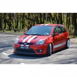 Maxton Front Splitter V.2 Ford Fiesta ST Mk6 Gloss Black, Fiesta MK6 / MK6 ST