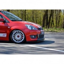 Maxton Front Splitter V.2 Ford Fiesta ST Mk6 Gloss Black, Fiesta MK6 / MK6 ST