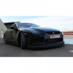Maxton FRONT SPLITTER V.2 NISSAN GT-R PREFACE COUPE (R35-SERIES) Gloss Black, GT-R
