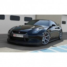 Maxton FRONT SPLITTER V.2 NISSAN GT-R PREFACE COUPE (R35-SERIES) Gloss Black, GT-R