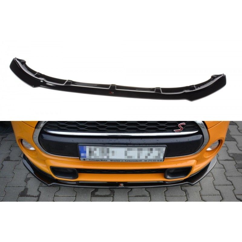 Maxton FRONT SPLITTER MINI COOPER S MK3 PREFACE 3-DOOR (F56) Gloss Black, Mini