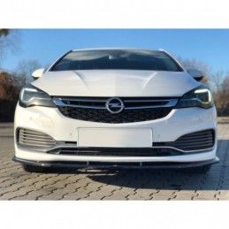 Maxton FRONT SPLITTER V.1 OPEL ASTRA K OPC-LINE Gloss Black, Astra K