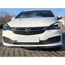 Maxton FRONT SPLITTER V.1 OPEL ASTRA K OPC-LINE Gloss Black, Astra K