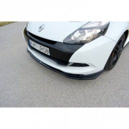 Maxton FRONT SPLITTER V.1 RENAULT CLIO MK3 RS FACELIFT Gloss Black, Clio III